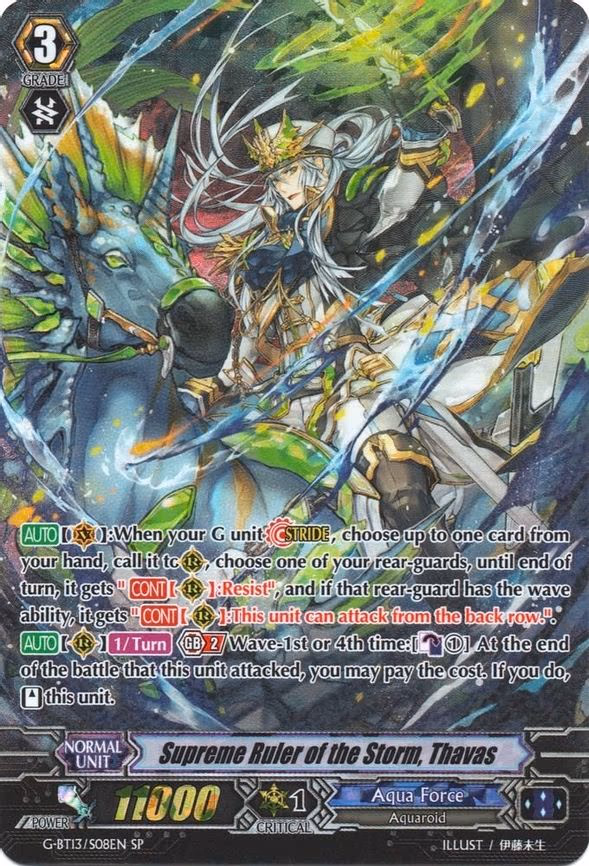 Supreme Ruler of the Storm, Thavas - SP (G-BT13/S08EN)