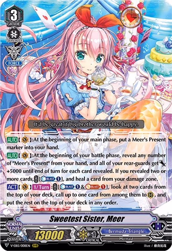Sweetest Sister, Meer - RRR (V-EB15/008EN)