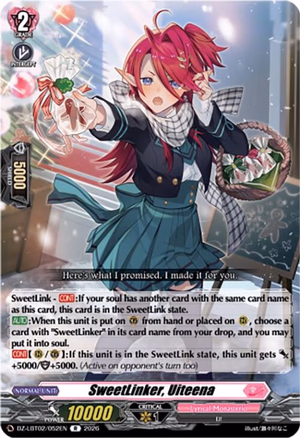 SweetLinker, Uiteena - R (DZ-LBT02/052EN)