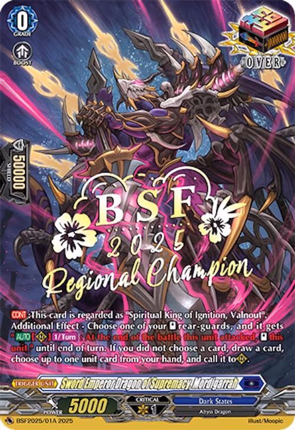 Sword Emperor Dragon of Supremacy, Mordigarrah - PR (BSF2025/01A)