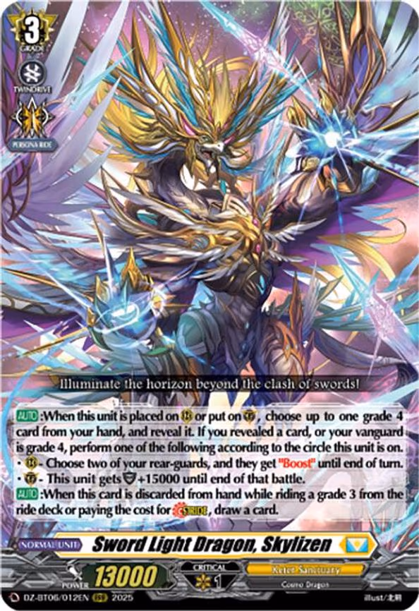 Sword Light Dragon, Skylizen - RRR (DZ-BT06/012EN)
