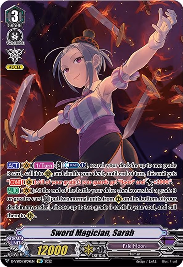 Sword Magician, Sarah - SP (D-VS05/SP09EN)