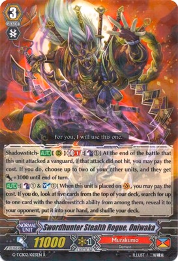 Swordhunter Stealth Rogue, Oniwaka - R (G-TCB02/023EN)