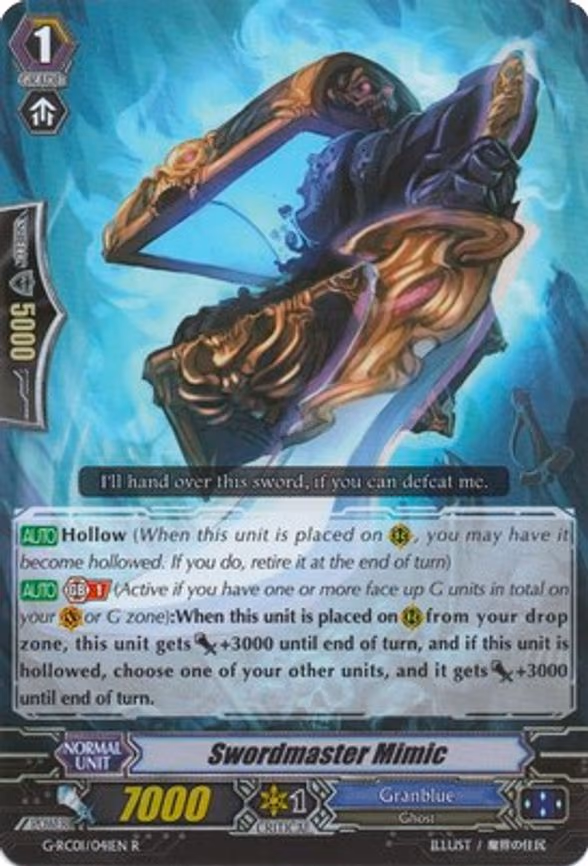 Swordmaster Mimic - R (G-RC01/041EN)