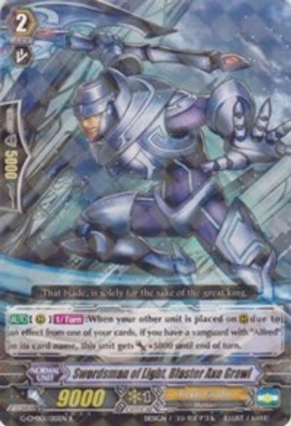 Swordsman of Light, Blaster Axe Grawl - R (G-CMB01/015EN)