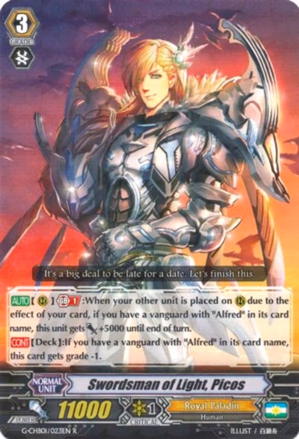 Swordsman of Light, Picos - R (G-CHB01/023EN)