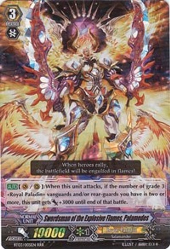 Swordsman of the Explosive Flames, Palamedes - RRR (BT03/005EN)