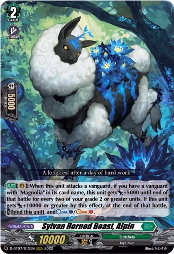 Sylvan Horned Beast, Alpin - RRR (D-BT07/015EN)