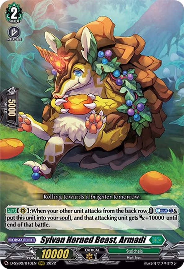 Sylvan Horned Beast, Armadi - RRR (D-SS02/010EN)