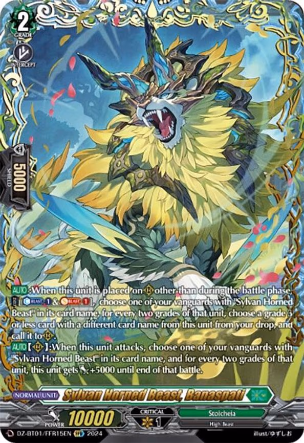 Sylvan Horned Beast, Banaspati - FFR (DZ-BT01/FFR15EN)