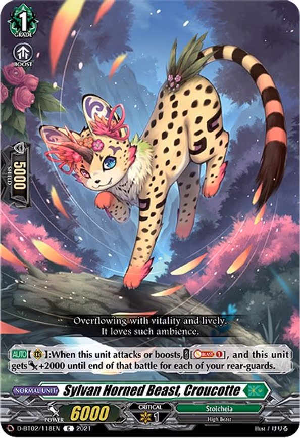 Sylvan Horned Beast, Croucotte - C (D-BT02/118EN)