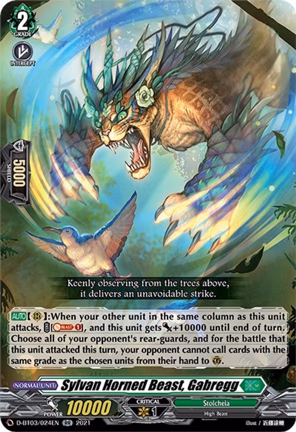Sylvan Horned Beast, Gabregg - RR (D-BT03/024EN)