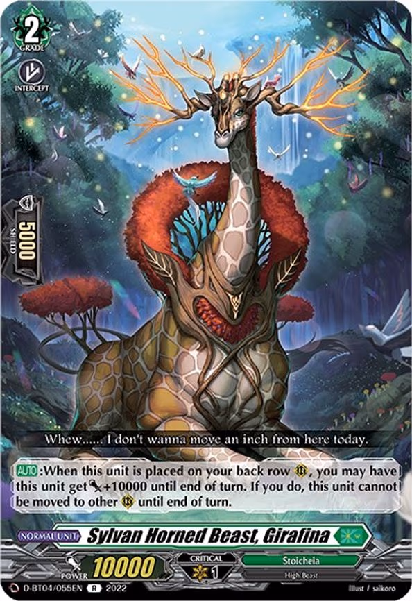 Sylvan Horned Beast, Girafina - R (D-BT04/055EN)