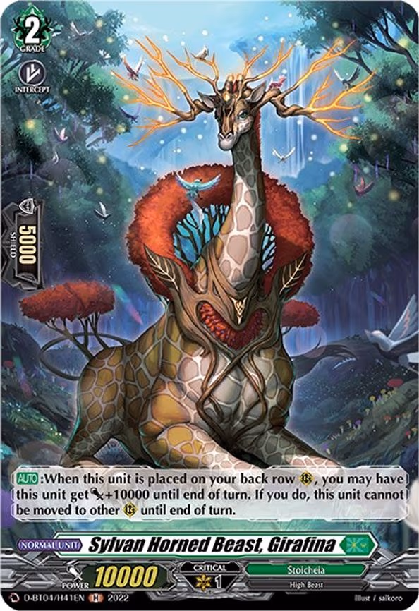 Sylvan Horned Beast, Girafina (Holo) - H (D-BT04/H41EN)