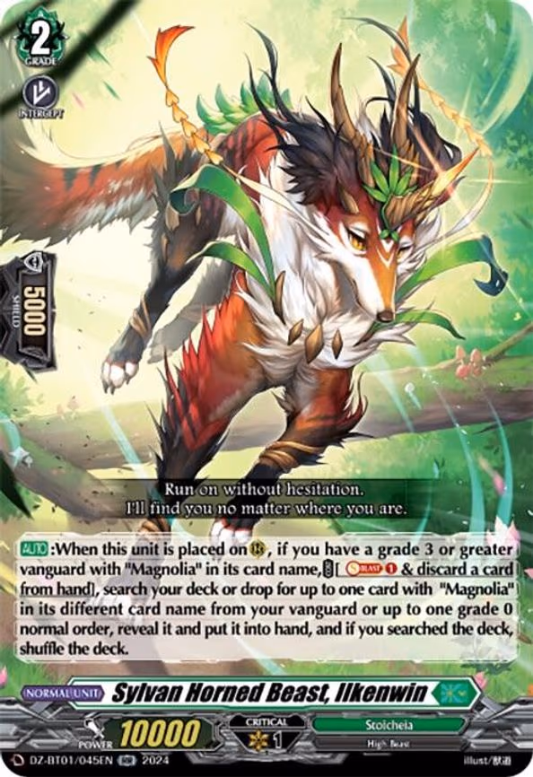 Sylvan Horned Beast, Ilkenwin - RR (DZ-BT01/045EN)