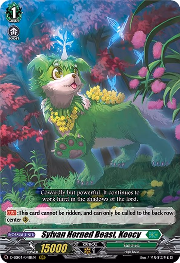 Sylvan Horned Beast, Koocy - RRR (D-SS01/048EN)