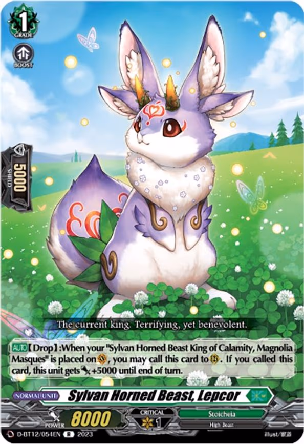 Sylvan Horned Beast, Lepcor - R (D-BT12/054EN)