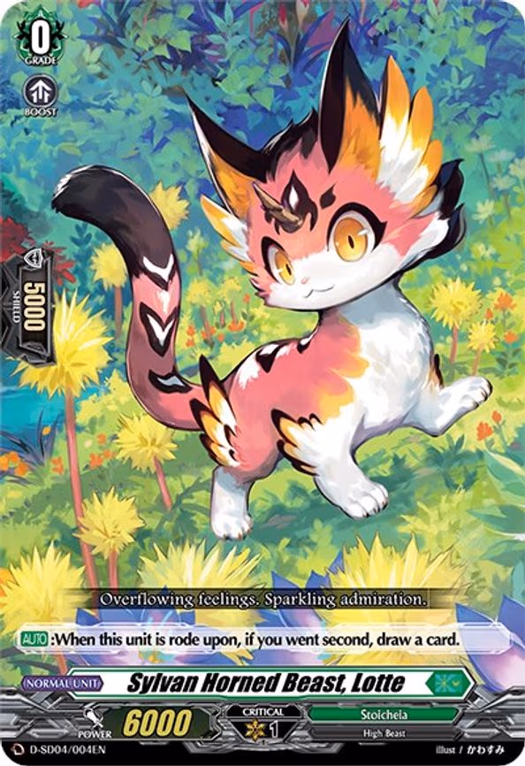Sylvan Horned Beast, Lotte