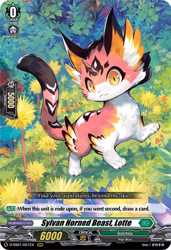 Sylvan Horned Beast, Lotte