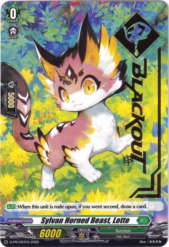 Sylvan Horned Beast, Lotte