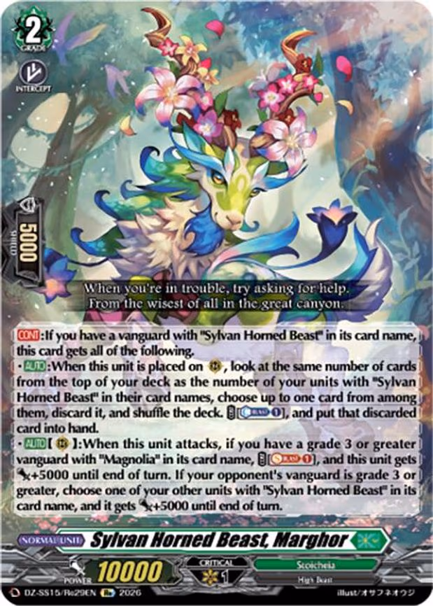 Sylvan Horned Beast, Marghor - RE (DZ-SS15/Re29EN)