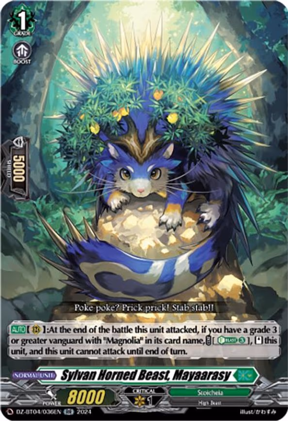 Sylvan Horned Beast, Mayaarasy - RR (DZ-BT04/036EN)