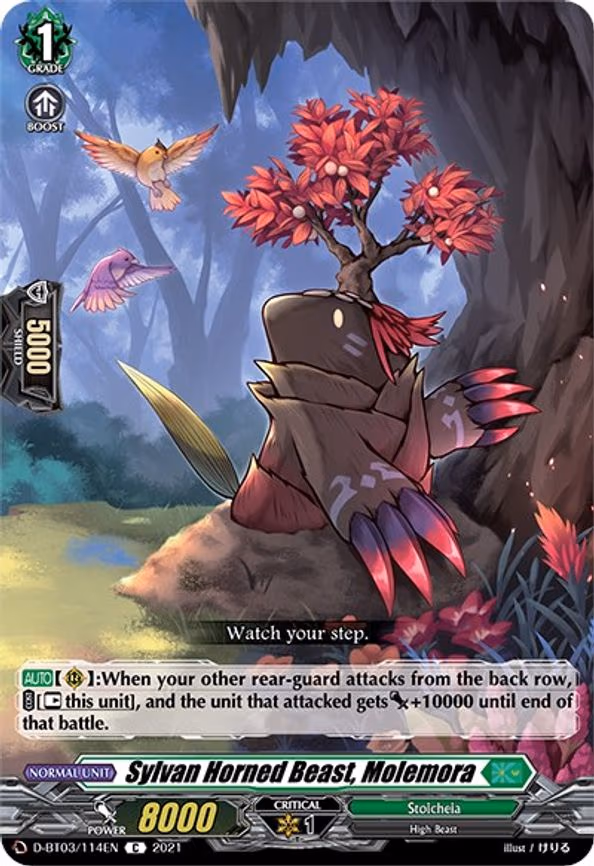 Sylvan Horned Beast, Molemora - C (D-BT03/114EN)