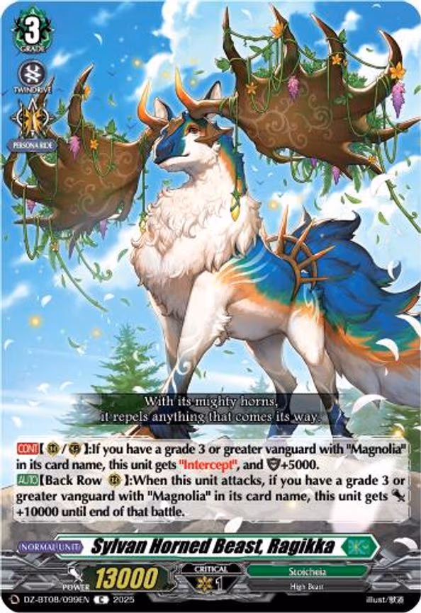 Sylvan Horned Beast, Ragikka - C (DZ-BT08/099EN)