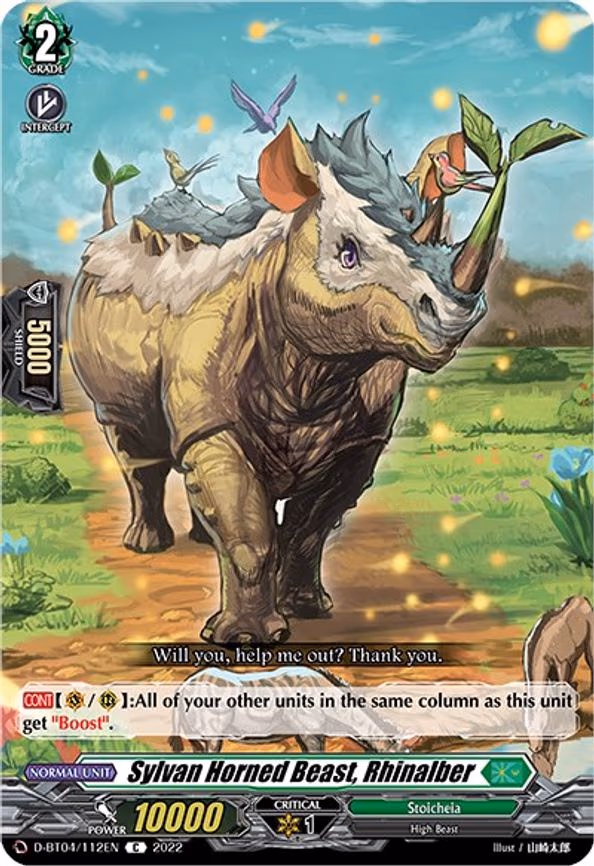Sylvan Horned Beast, Rhinalber - C (D-BT04/112EN)