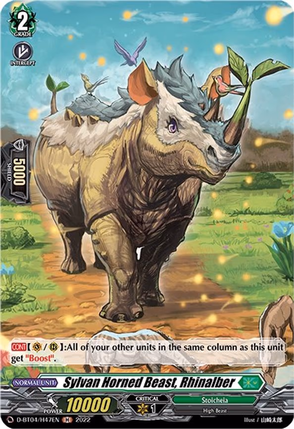 Sylvan Horned Beast, Rhinalber (Holo) - H (D-BT04/H47EN)