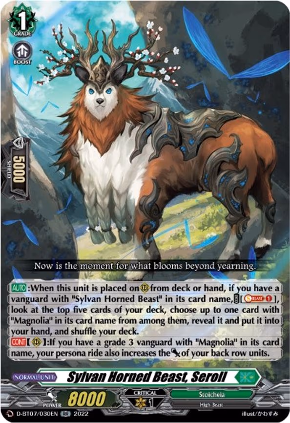 Sylvan Horned Beast, Seroll - RR (D-BT07/030EN)
