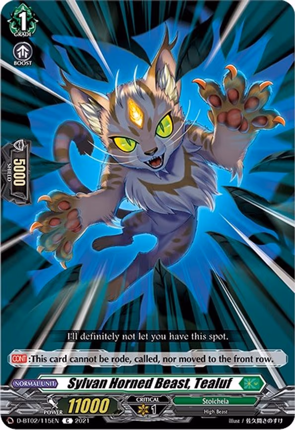 Sylvan Horned Beast, Tealuf - C (D-BT02/115EN)
