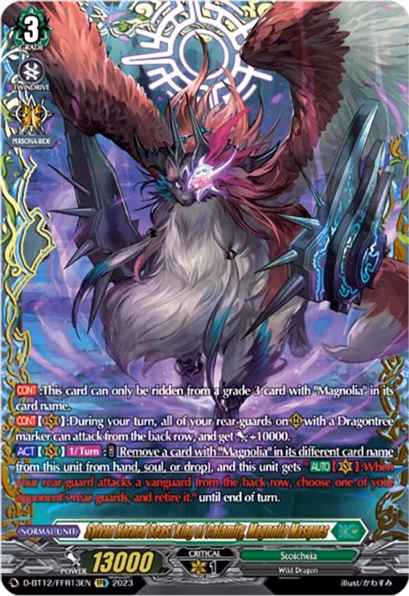 Sylvan Horned Beast King of Calamity, Magnolia Masques - FFR (D-BT12/FFR13EN)