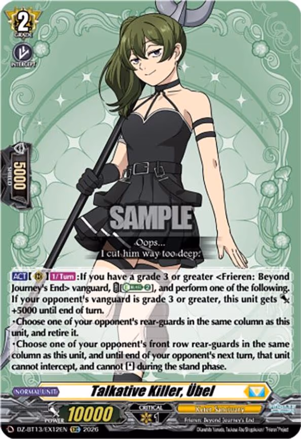 Talkative Killer, Ubel - EXC (DZ-BT13/EX12EN)