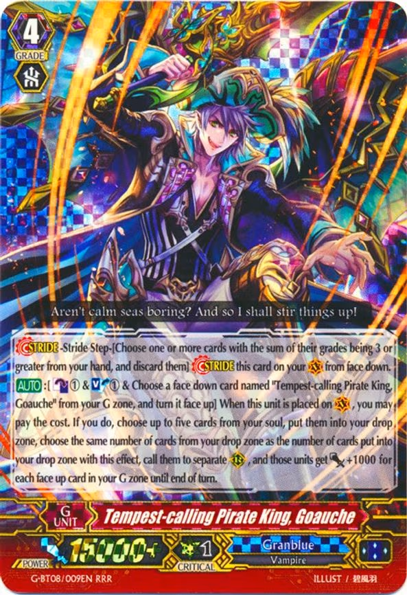 Tempest-calling Pirate King, Goauche - RRR (G-BT08/009EN)