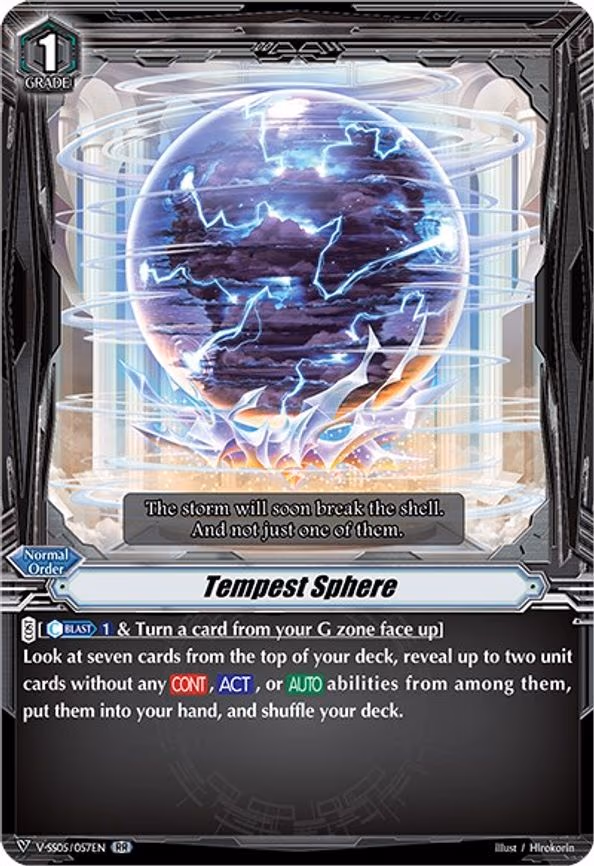 Tempest Sphere - RR (V-SS05/057EN)