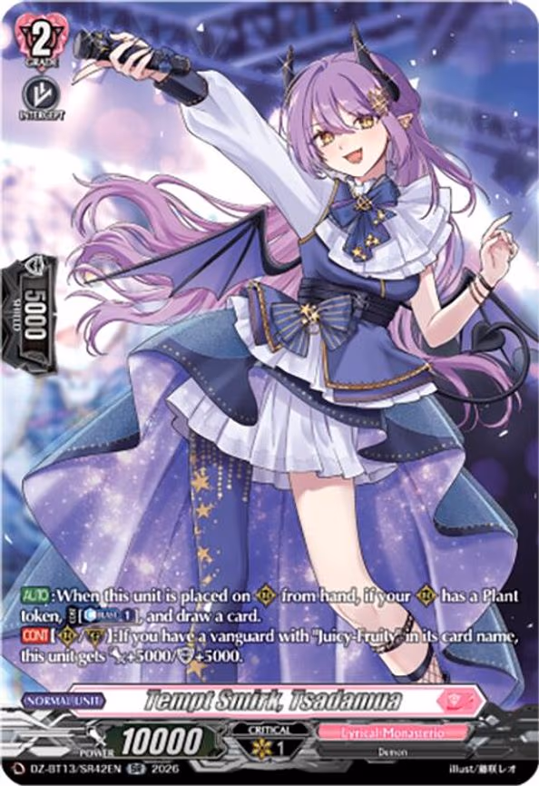 Tempt Smirk, Tsadamua - SR (DZ-BT13/SR42EN)