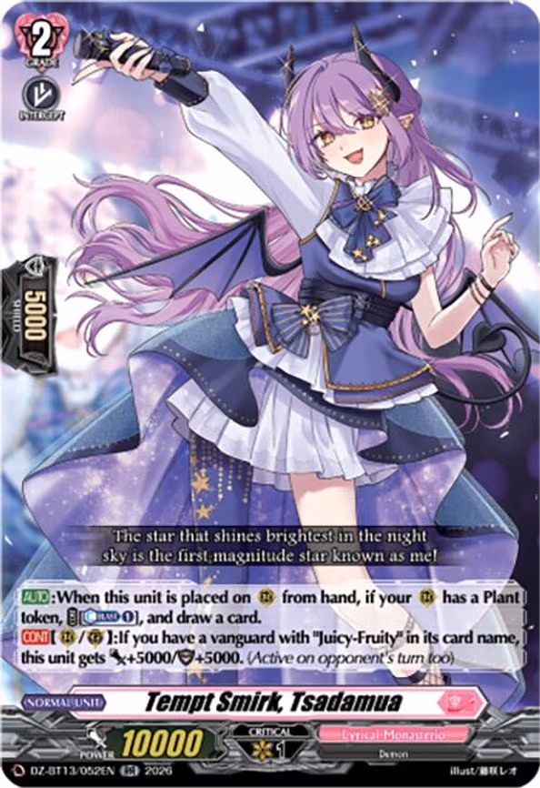 Tempt Smirk, Tsadamua - RR (DZ-BT13/052EN)