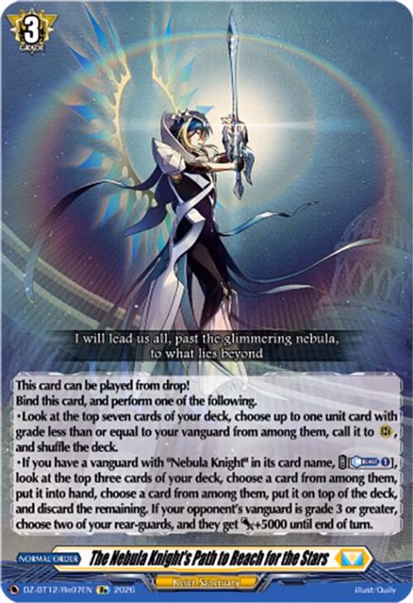 The Nebula Knight's Path to Reach for the Stars