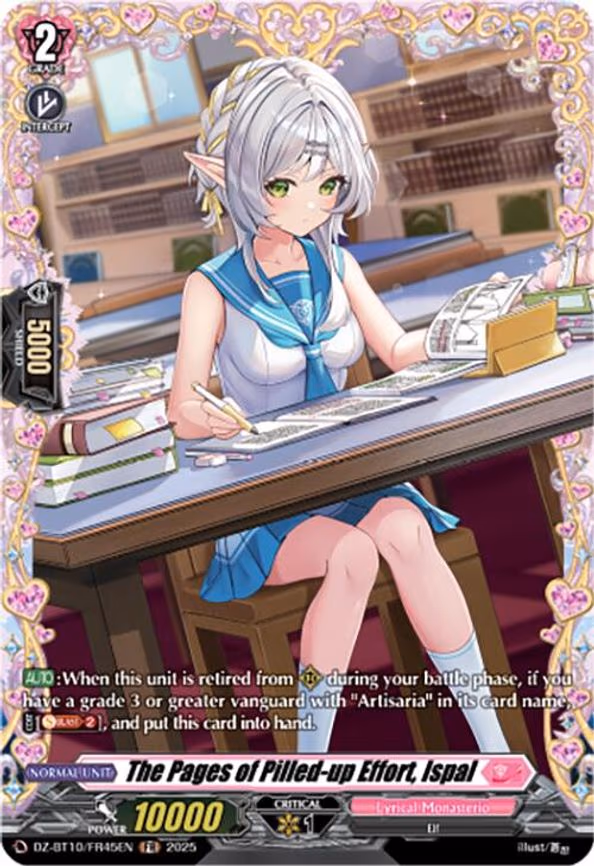 The Pages of Pilled-up Effort, Ispal - Frame Rare (DZ-BT10/FR45EN)