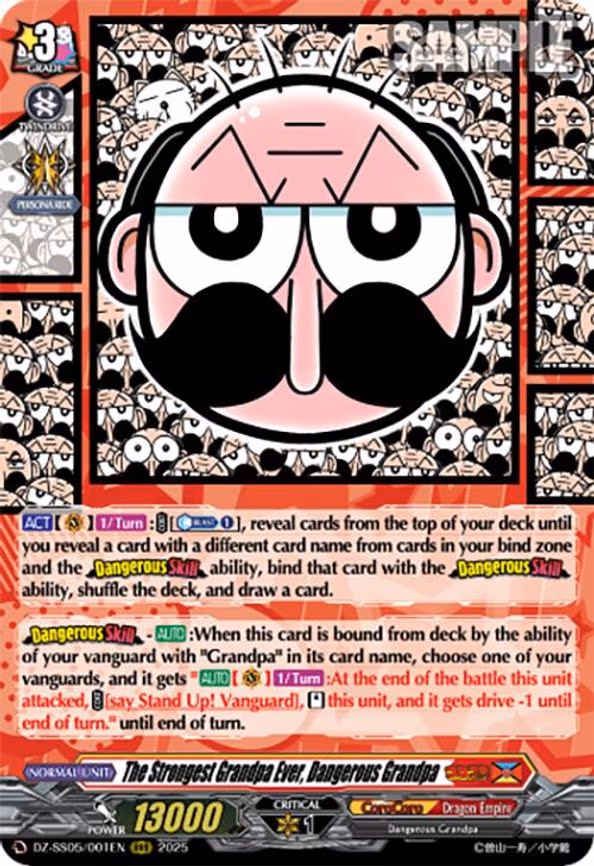 The Strongest Grandpa Ever, Dangerous Grandpa - RRR (DZ-SS05/001EN)