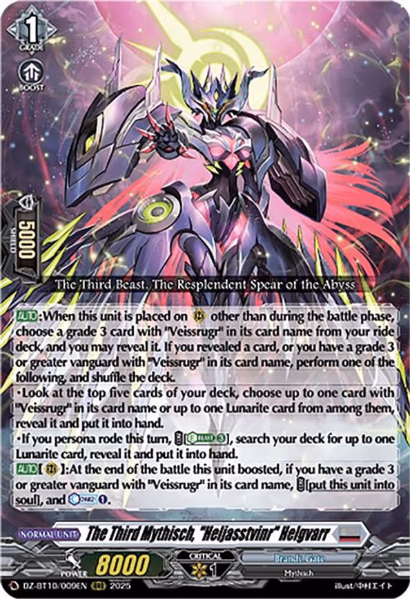 The Third Mythisch, "Heljasstvinr" Helgvarr - RRR (DZ-BT10/009EN)