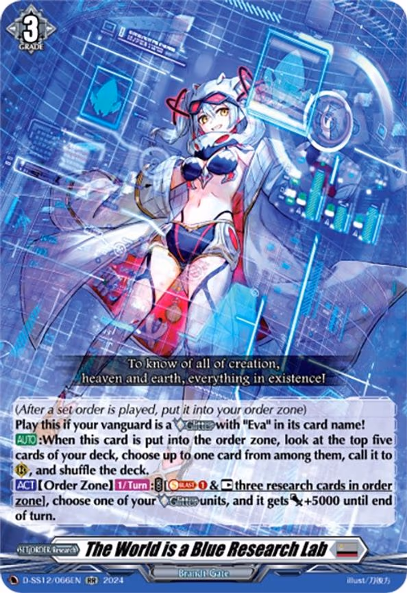 The World is a Blue Research Lab - RR (D-SS12/066EN)