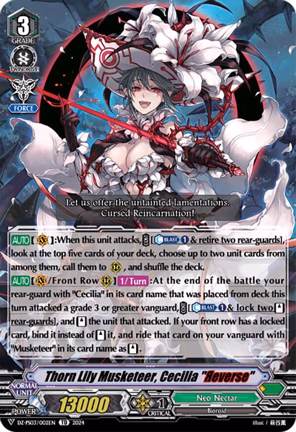 Thorn Lily Musketeer, Cecilia "Reverse" - TD (DZ-PS03/002EN)