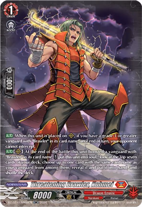 Threatening Brawler, Kohmei