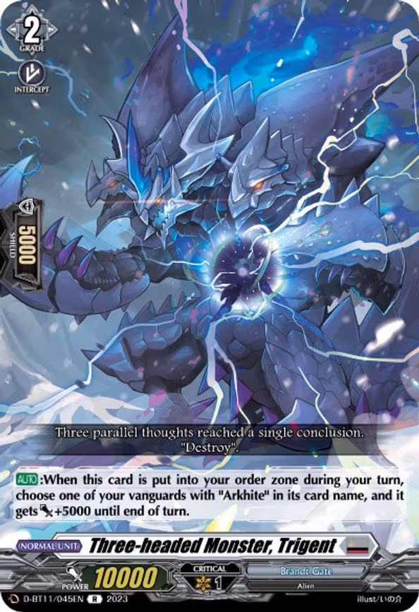 Three-headed Monster, Trigent - R (D-BT11/045EN)