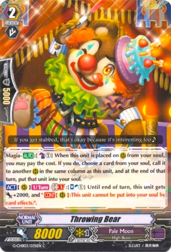 Throwing Bear - C (G-CHB03/035EN)