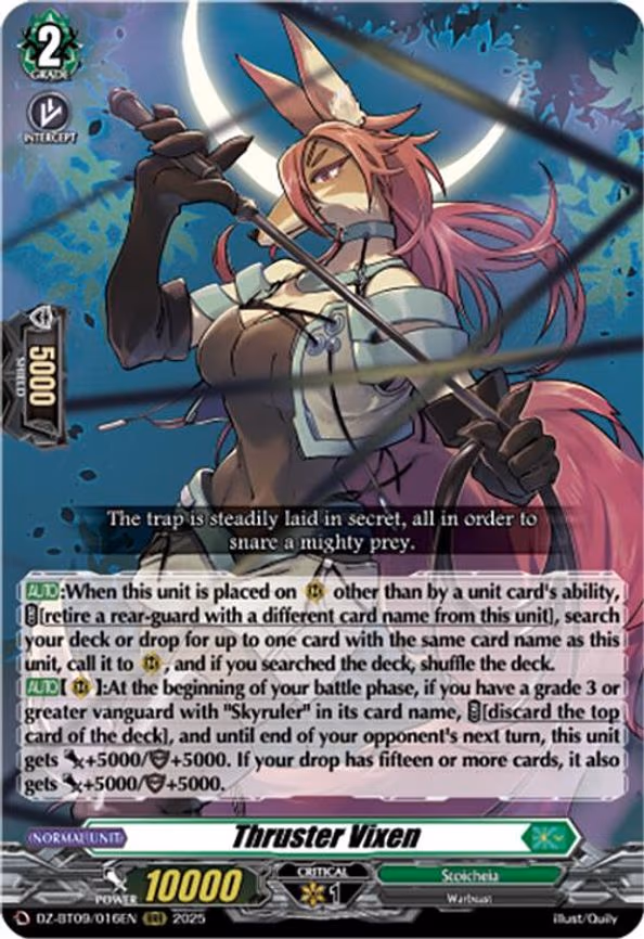 Thruster Vixen - RRR (DZ-BT09/016EN)