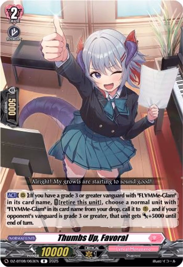 Thumbs Up, Favoral - R (DZ-BT08/063EN)