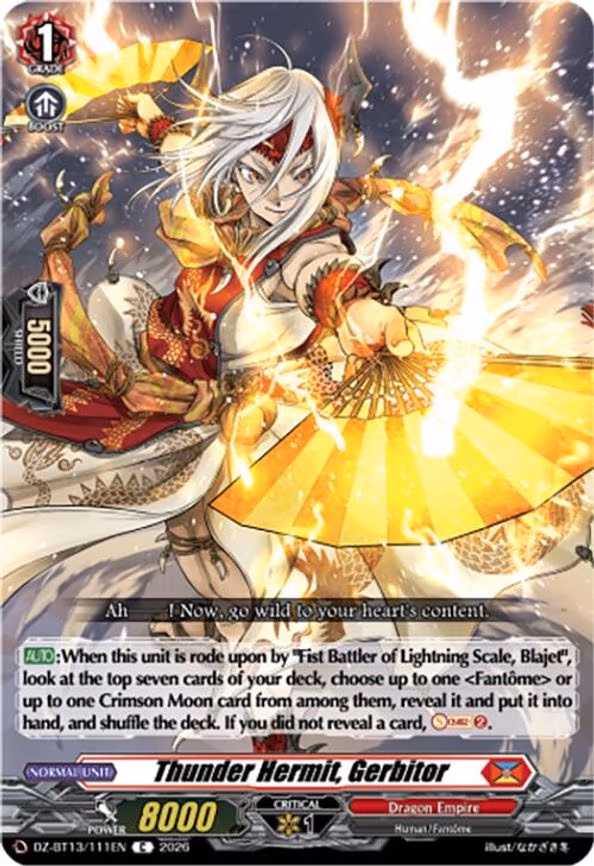 Thunder Hermit, Gerbitor - C (DZ-BT13/111EN)